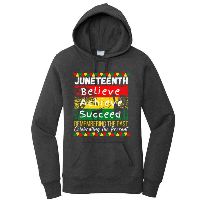 Juneteenth Is My Independence Day Black Pride Melanin Women's Pullover Hoodie