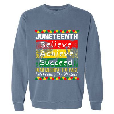 Juneteenth Is My Independence Day Black Pride Melanin Garment-Dyed Sweatshirt