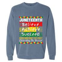 Juneteenth Is My Independence Day Black Pride Melanin Garment-Dyed Sweatshirt