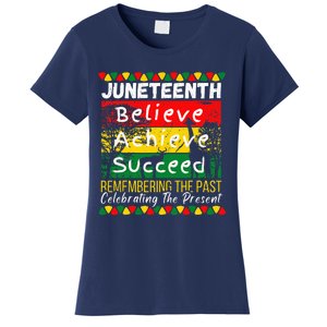 Juneteenth Is My Independence Day Black Pride Melanin Women's T-Shirt