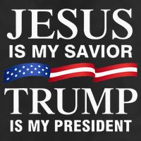 Jesus Is My Savior Trump Is My President Adult Drive Performance Visor