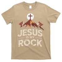 Jesus Is My Rock Biblical Christian Faith T-Shirt