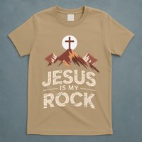 Jesus Is My Rock Biblical Christian Faith T-Shirt