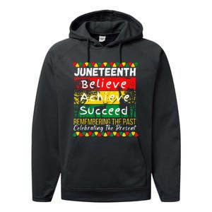 Juneteenth Is My Independence Day Black Pride Melanin Performance Fleece Hoodie