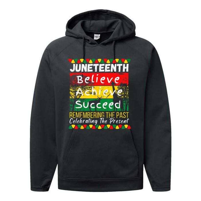 Juneteenth Is My Independence Day Black Pride Melanin Performance Fleece Hoodie