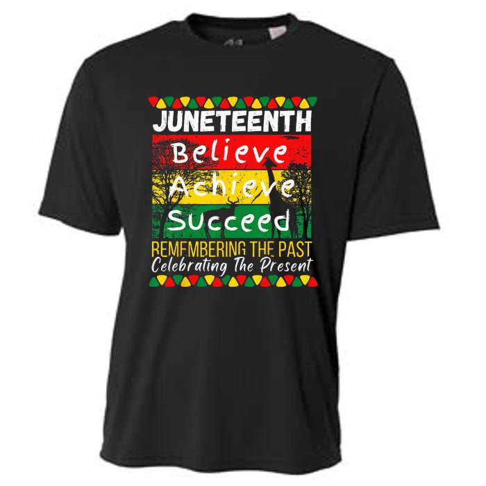 Juneteenth Is My Independence Day Black Pride Melanin Cooling Performance Crew T-Shirt