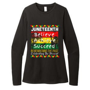 Juneteenth Is My Independence Day Black Pride Melanin Womens CVC Long Sleeve Shirt