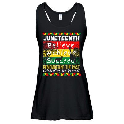 Juneteenth Is My Independence Day Black Pride Melanin Ladies Essential Flowy Tank