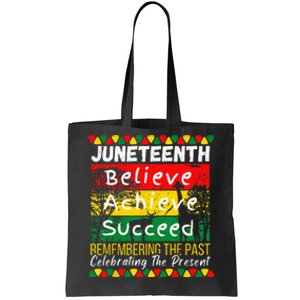 Juneteenth Is My Independence Day Black Pride Melanin Tote Bag