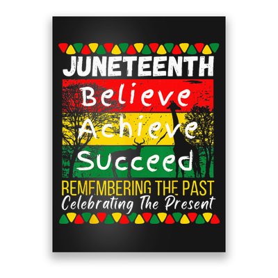 Juneteenth Is My Independence Day Black Pride Melanin Poster