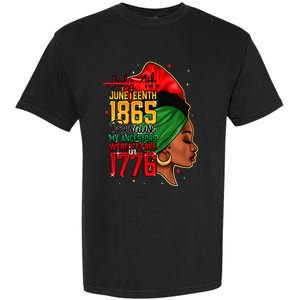 Juneteenth Is My Independence Day Wo Black Pride Garment-Dyed Heavyweight T-Shirt