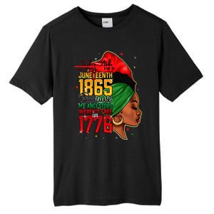 Juneteenth Is My Independence Day Wo Black Pride Tall Fusion ChromaSoft Performance T-Shirt