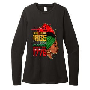 Juneteenth Is My Independence Day Wo Black Pride Womens CVC Long Sleeve Shirt