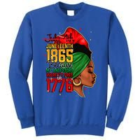 Juneteenth Is My Independence Day Wo Black Pride Sweatshirt