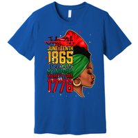 Juneteenth Is My Independence Day Wo Black Pride Premium T-Shirt