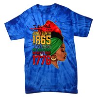 Juneteenth Is My Independence Day Wo Black Pride Tie-Dye T-Shirt