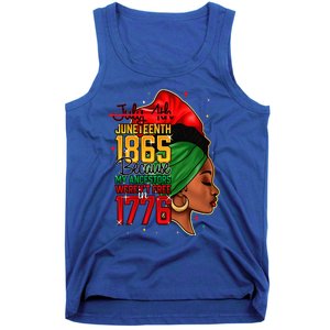 Juneteenth Is My Independence Day Wo Black Pride Tank Top