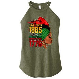 Juneteenth Is My Independence Day Wo Black Pride Women's Perfect Tri Rocker Tank