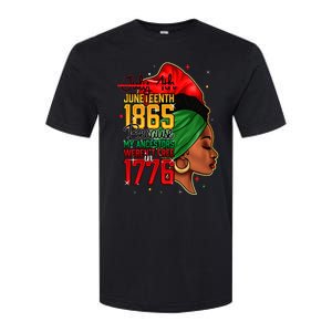 Juneteenth Is My Independence Day Wo Black Pride Softstyle CVC T-Shirt