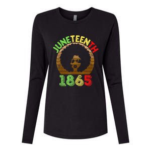 Juneteenth Is My Independence Day Black  Black Pride Womens Cotton Relaxed Long Sleeve T-Shirt