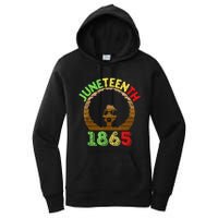 Juneteenth Is My Independence Day Black  Black Pride Women's Pullover Hoodie