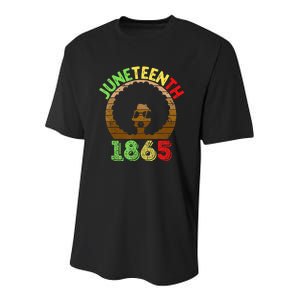 Juneteenth Is My Independence Day Black  Black Pride Youth Performance Sprint T-Shirt