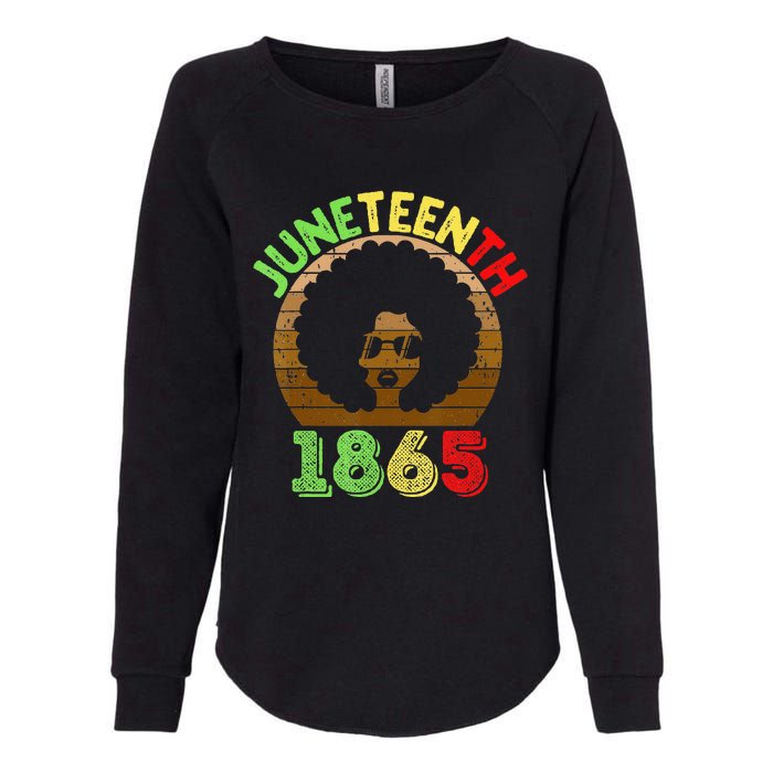 Juneteenth Is My Independence Day Black  Black Pride Womens California Wash Sweatshirt