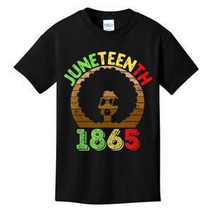 Juneteenth Is My Independence Day Black  Black Pride Kids T-Shirt