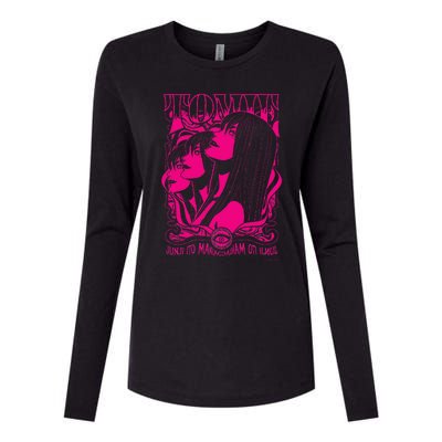 Junji Ito Maniac Tomie Ver. Womens Cotton Relaxed Long Sleeve T-Shirt