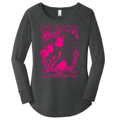 Junji Ito Maniac Tomie Ver. Women's Perfect Tri Tunic Long Sleeve Shirt