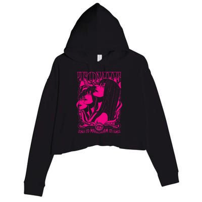 Junji Ito Maniac Tomie Ver. Crop Fleece Hoodie