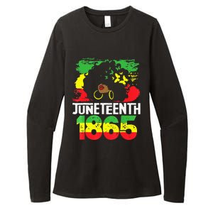 Juneteenth Is My Independence Day Black  Freedom 1865 Womens CVC Long Sleeve Shirt