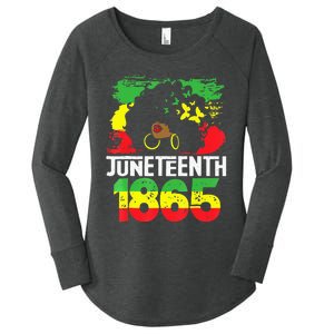 Juneteenth Is My Independence Day Black  Freedom 1865 Women's Perfect Tri Tunic Long Sleeve Shirt