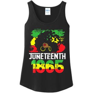 Juneteenth Is My Independence Day Black  Freedom 1865 Ladies Essential Tank