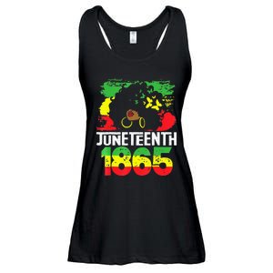 Juneteenth Is My Independence Day Black  Freedom 1865 Ladies Essential Flowy Tank