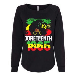 Juneteenth Is My Independence Day Black  Freedom 1865 Womens California Wash Sweatshirt