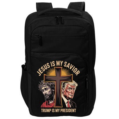Jesus Is My Savior Trump Is My President Biblical Impact Tech Backpack