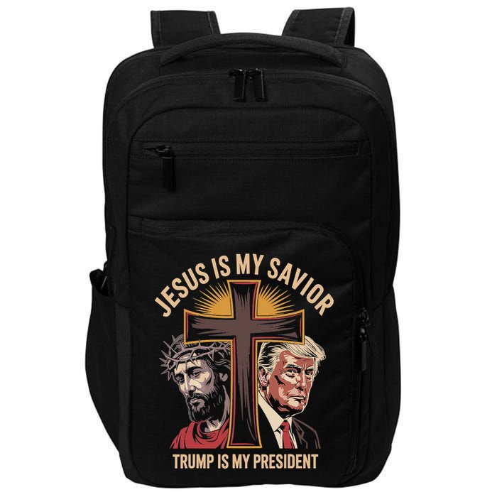 Jesus Is My Savior Trump Is My President Biblical Impact Tech Backpack