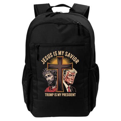 Jesus Is My Savior Trump Is My President Biblical Backpack