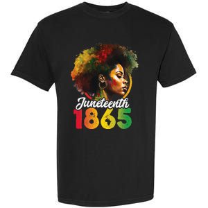 Juneteenth Is My Independence Day Shirt Wo Black Pride Garment-Dyed Heavyweight T-Shirt