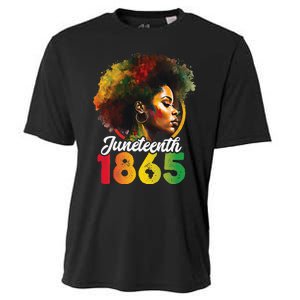 Juneteenth Is My Independence Day Shirt Wo Black Pride Cooling Performance Crew T-Shirt