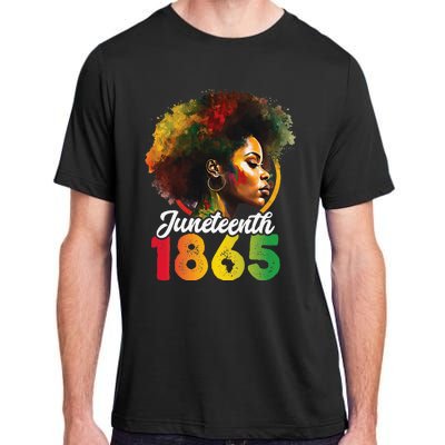 Juneteenth Is My Independence Day Shirt Wo Black Pride Adult ChromaSoft Performance T-Shirt