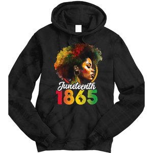 Juneteenth Is My Independence Day Shirt Wo Black Pride Tie Dye Hoodie