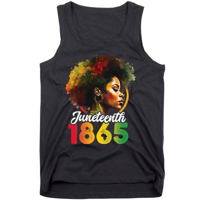 Juneteenth Is My Independence Day Shirt Wo Black Pride Tank Top