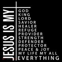 Jesus Is My God King Lord Savior Healer My Everything Apron