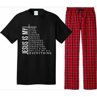 Jesus Is My God King Lord Savior Healer My Everything Pajama Set