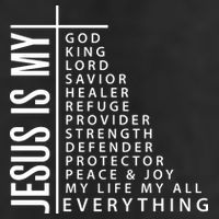 Jesus Is My God King Lord Savior Healer My Everything Trucker Hat