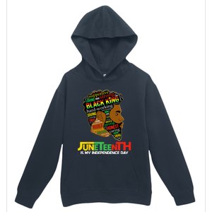 Juneteenth Is My Independence Day Black King Fathers Day Urban Pullover Hoodie