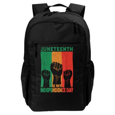 Juneteenth Is My Independence Day Black Queen King Cute Girl Backpack