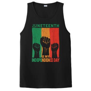 Juneteenth Is My Independence Day Black Queen King Cute Girl PosiCharge Competitor Tank